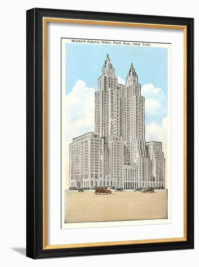 Waldorf-Astoria Hotel, New York City-null-Framed Art Print