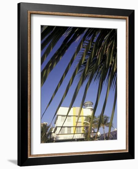 Waldorf Towers, South Beach, Miami, Florida, USA-Robin Hill-Framed Photographic Print