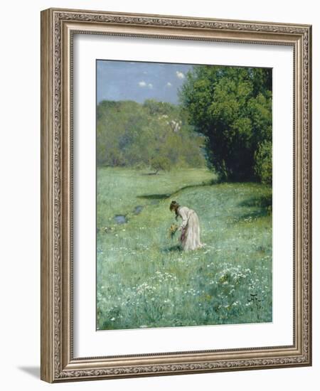 Waldwiese, 1876-Hans Thoma-Framed Giclee Print