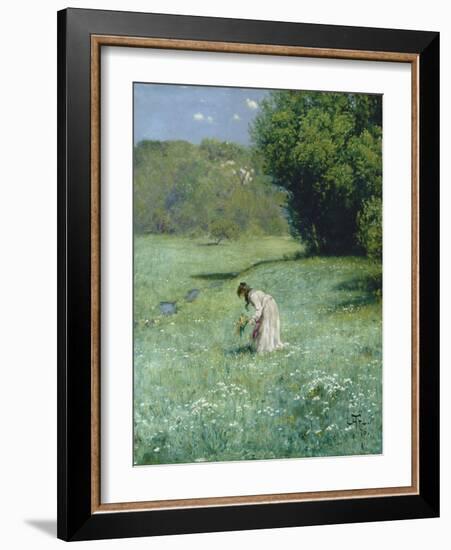 Waldwiese, 1876-Hans Thoma-Framed Giclee Print