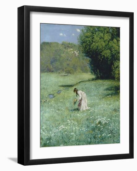 Waldwiese, 1876-Hans Thoma-Framed Giclee Print