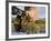 Wales, Conwy, Trout Fishing at a Hill Lake in North Wales, UK-John Warburton-lee-Framed Photographic Print