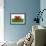 Wales Country Flag - Letterpress-Lantern Press-Framed Art Print displayed on a wall