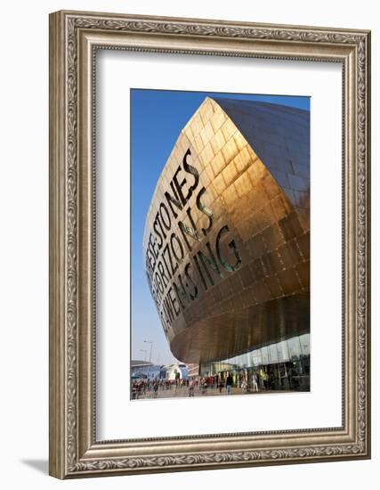 Wales Millennium Centre, Cardiff Bay, Cardiff, South Glamorgan, Wales, United Kingdom, Europe-Neale Clark-Framed Photographic Print