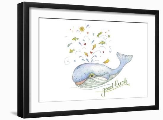 Walfisch Good Luck-Christiane Montag-Framed Giclee Print