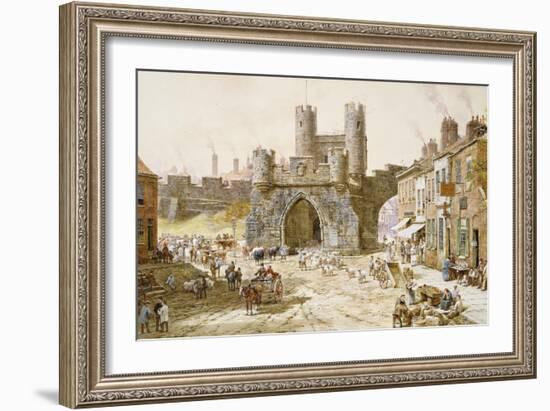 Walgate Bar, York-Louise Rayner-Framed Giclee Print