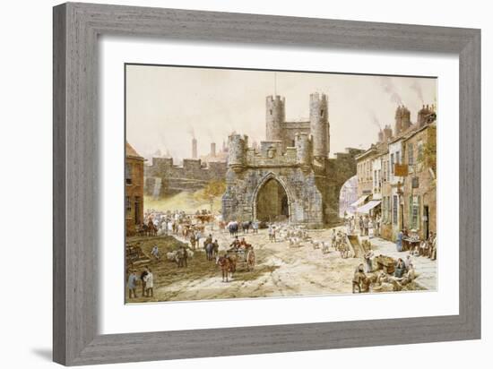 Walgate Bar, York-Louise Rayner-Framed Giclee Print