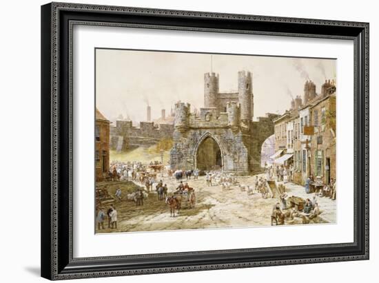 Walgate Bar, York-Louise Rayner-Framed Giclee Print