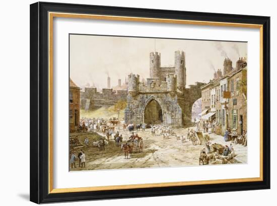 Walgate Bar, York-Louise Rayner-Framed Giclee Print