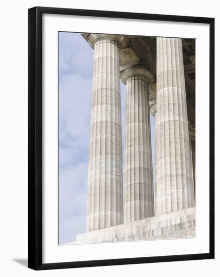 Walhalla or Walhalla Temple Near Donaustauf in Bavaria, Germany-Martin Zwick-Framed Photographic Print