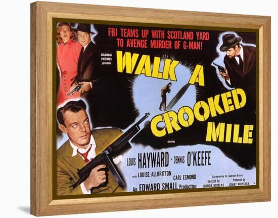 Walk a Crooked Mile, 1948-null-Framed Stretched Canvas