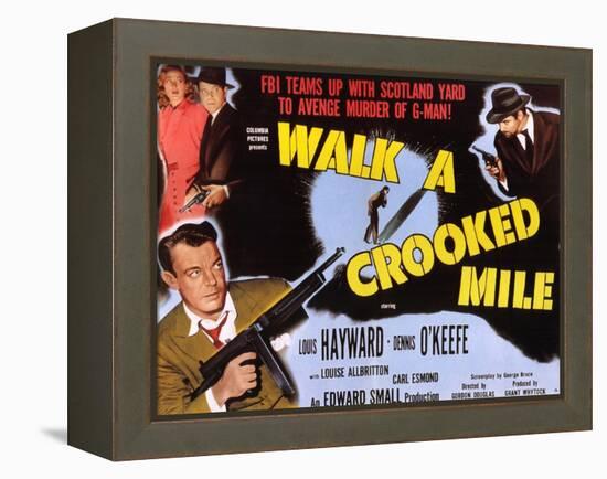 Walk a Crooked Mile, 1948-null-Framed Stretched Canvas