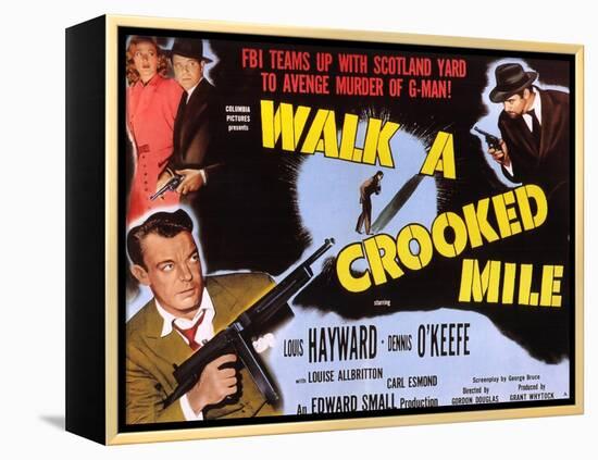 Walk a Crooked Mile, 1948-null-Framed Stretched Canvas