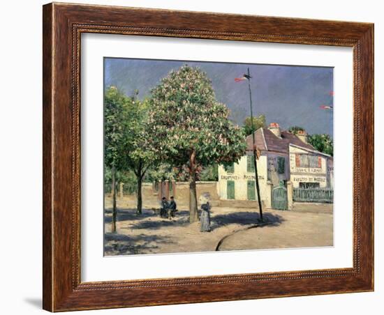 Walk at Argenteuil, 1883-Gustave Caillebotte-Framed Giclee Print