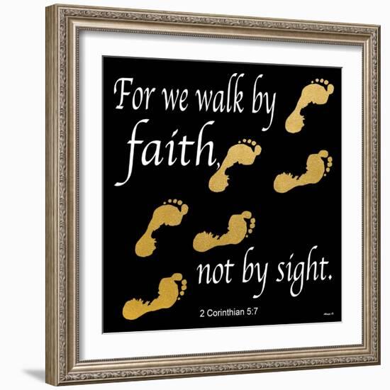 Walk By Faith 2-Alonza Saunders-Framed Art Print