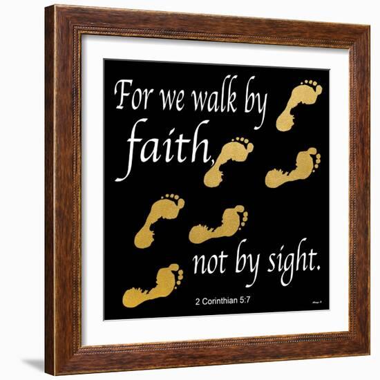 Walk By Faith 2-Alonza Saunders-Framed Art Print