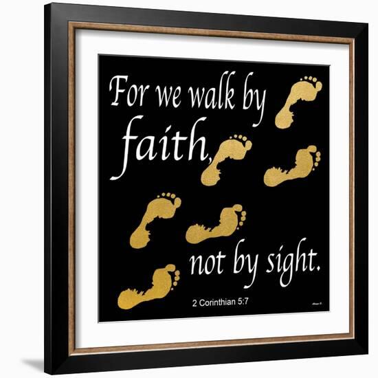 Walk By Faith 2-Alonza Saunders-Framed Art Print