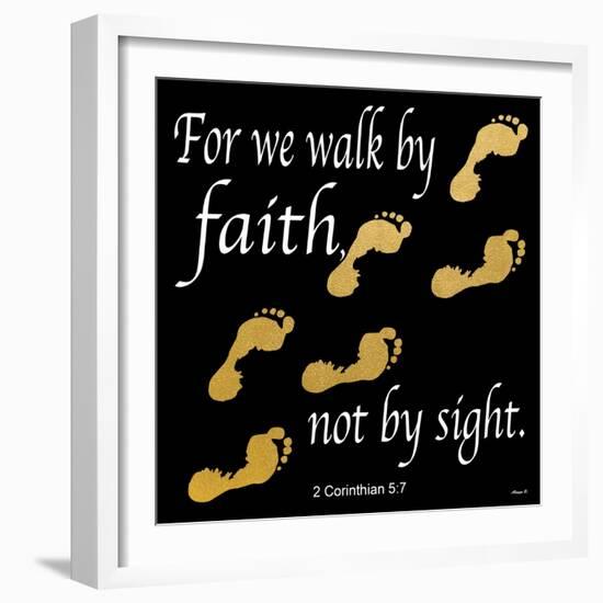 Walk By Faith 2-Alonza Saunders-Framed Art Print