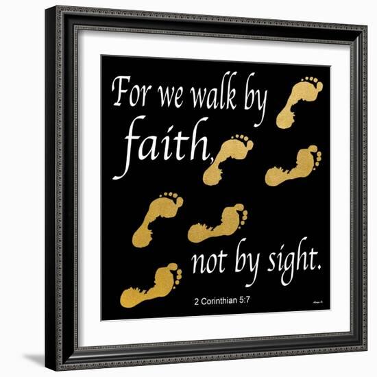 Walk By Faith 2-Alonza Saunders-Framed Art Print