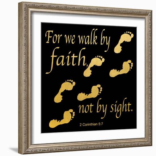 Walk By Faith 3-Alonza Saunders-Framed Art Print