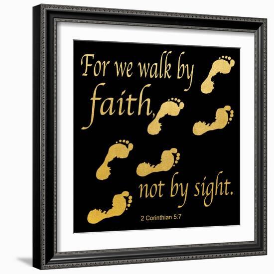 Walk By Faith 3-Alonza Saunders-Framed Art Print