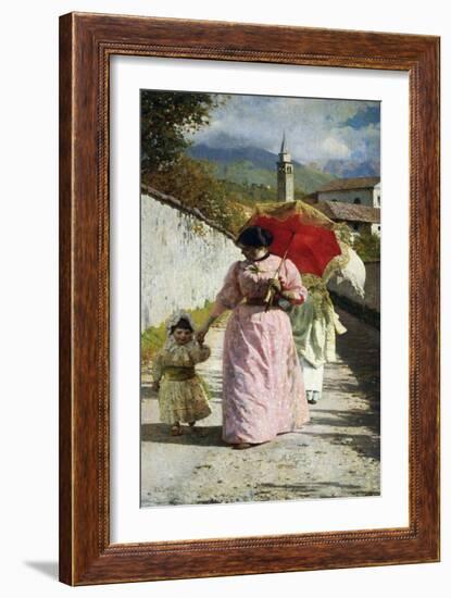Walk in Sun, 1892-Luigi Nono-Framed Giclee Print