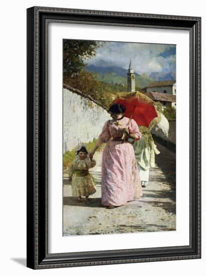 Walk in Sun, 1892-Luigi Nono-Framed Giclee Print