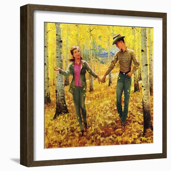 "Walk in the Forest", October 18, 1952-John Clymer-Framed Giclee Print