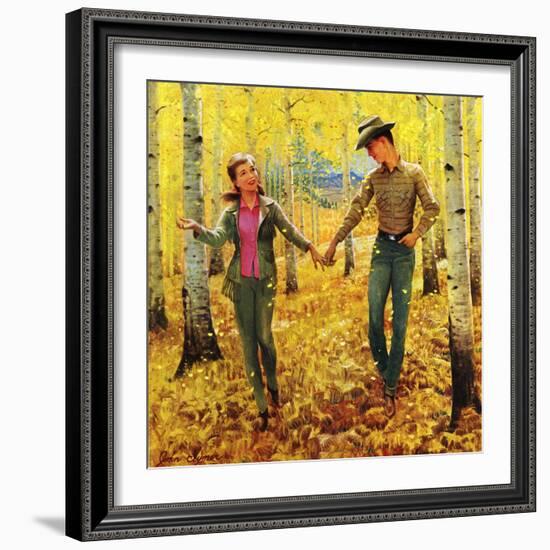 "Walk in the Forest", October 18, 1952-John Clymer-Framed Giclee Print