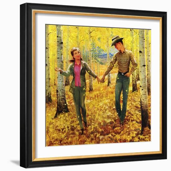 "Walk in the Forest", October 18, 1952-John Clymer-Framed Giclee Print