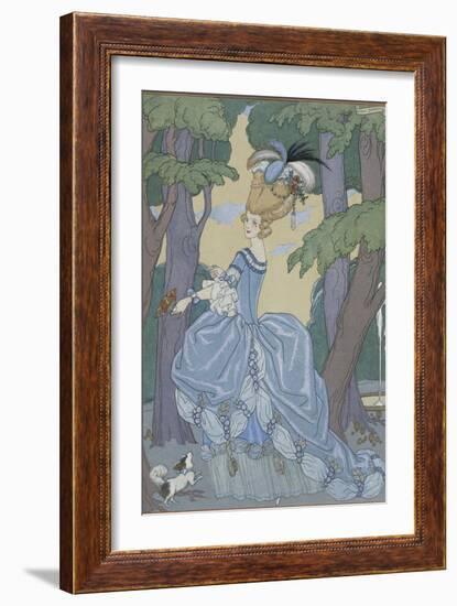 Walk in the Forest-Georges Barbier-Framed Giclee Print