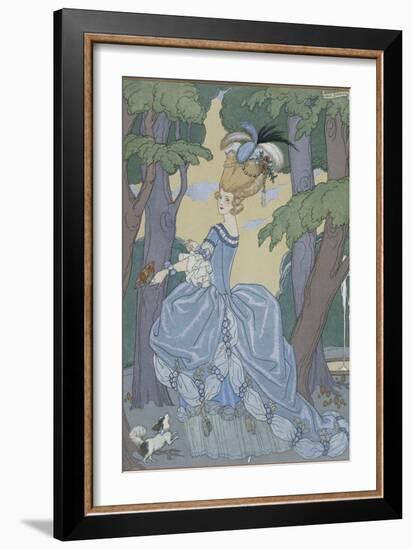 Walk in the Forest-Georges Barbier-Framed Giclee Print