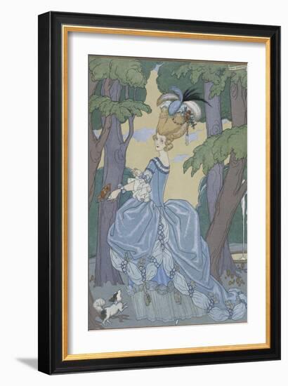 Walk in the Forest-Georges Barbier-Framed Giclee Print