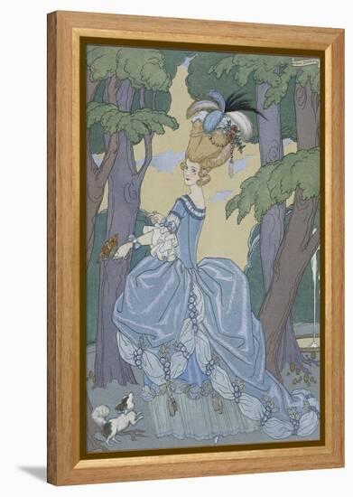 Walk in the Forest-Georges Barbier-Framed Premier Image Canvas