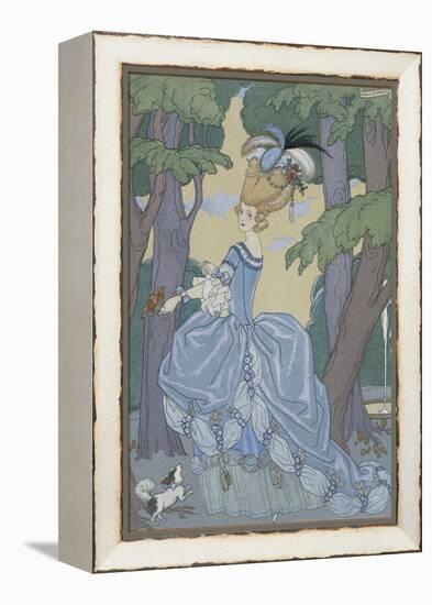 Walk in the Forest-Georges Barbier-Framed Premier Image Canvas