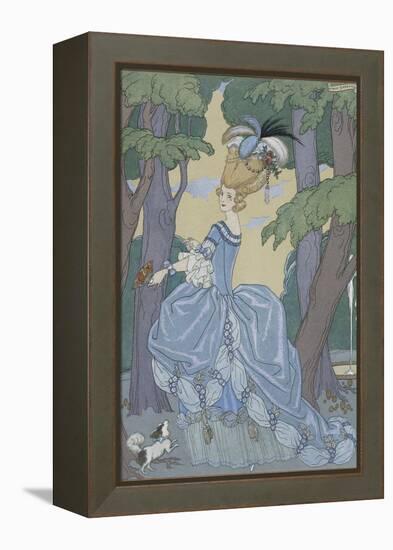 Walk in the Forest-Georges Barbier-Framed Premier Image Canvas