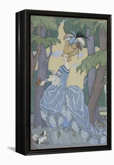 Walk in the Forest-Georges Barbier-Framed Premier Image Canvas