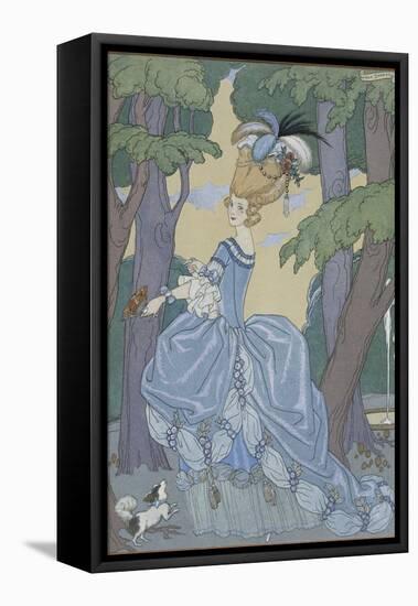 Walk in the Forest-Georges Barbier-Framed Premier Image Canvas