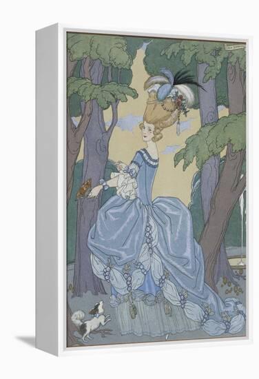 Walk in the Forest-Georges Barbier-Framed Premier Image Canvas