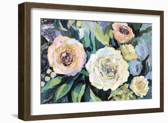 Walk in the Garden Neutral Crop-Jeanette Vertentes-Framed Art Print