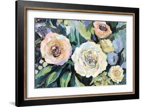Walk in the Garden Neutral Crop-Jeanette Vertentes-Framed Art Print