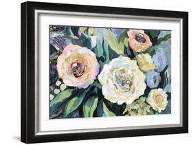 Walk in the Garden Neutral Crop-Jeanette Vertentes-Framed Art Print