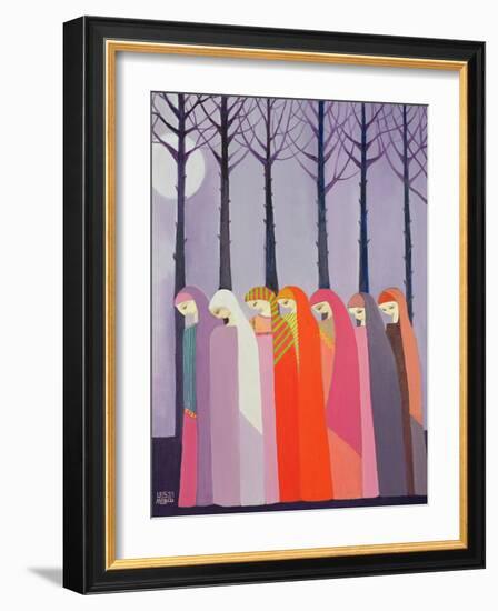 Walk in the Park, 1989-Laila Shawa-Framed Giclee Print