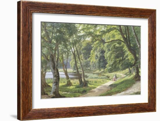 Walk in the Park, Copenhagen-Carsten Henrichsen-Framed Giclee Print