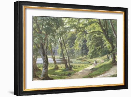 Walk in the Park, Copenhagen-Carsten Henrichsen-Framed Giclee Print