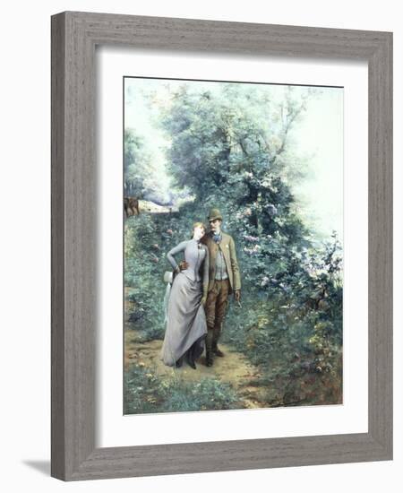 Walk in the Wood-Georges Clairin-Framed Giclee Print