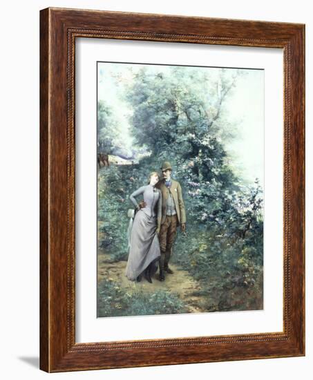 Walk in the Wood-Georges Clairin-Framed Giclee Print