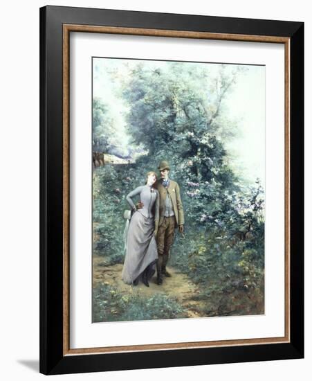 Walk in the Wood-Georges Clairin-Framed Giclee Print