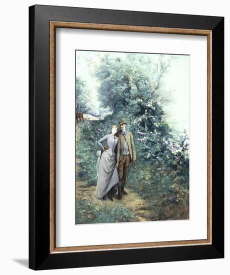 Walk in the Wood-Georges Clairin-Framed Giclee Print