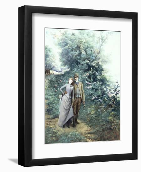 Walk in the Wood-Georges Clairin-Framed Giclee Print